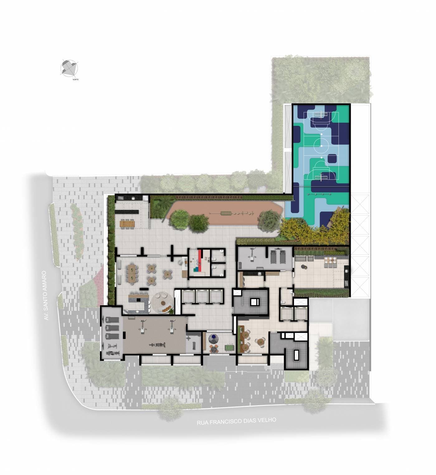 Planta 1 — Zeit Brooklin - Residencial