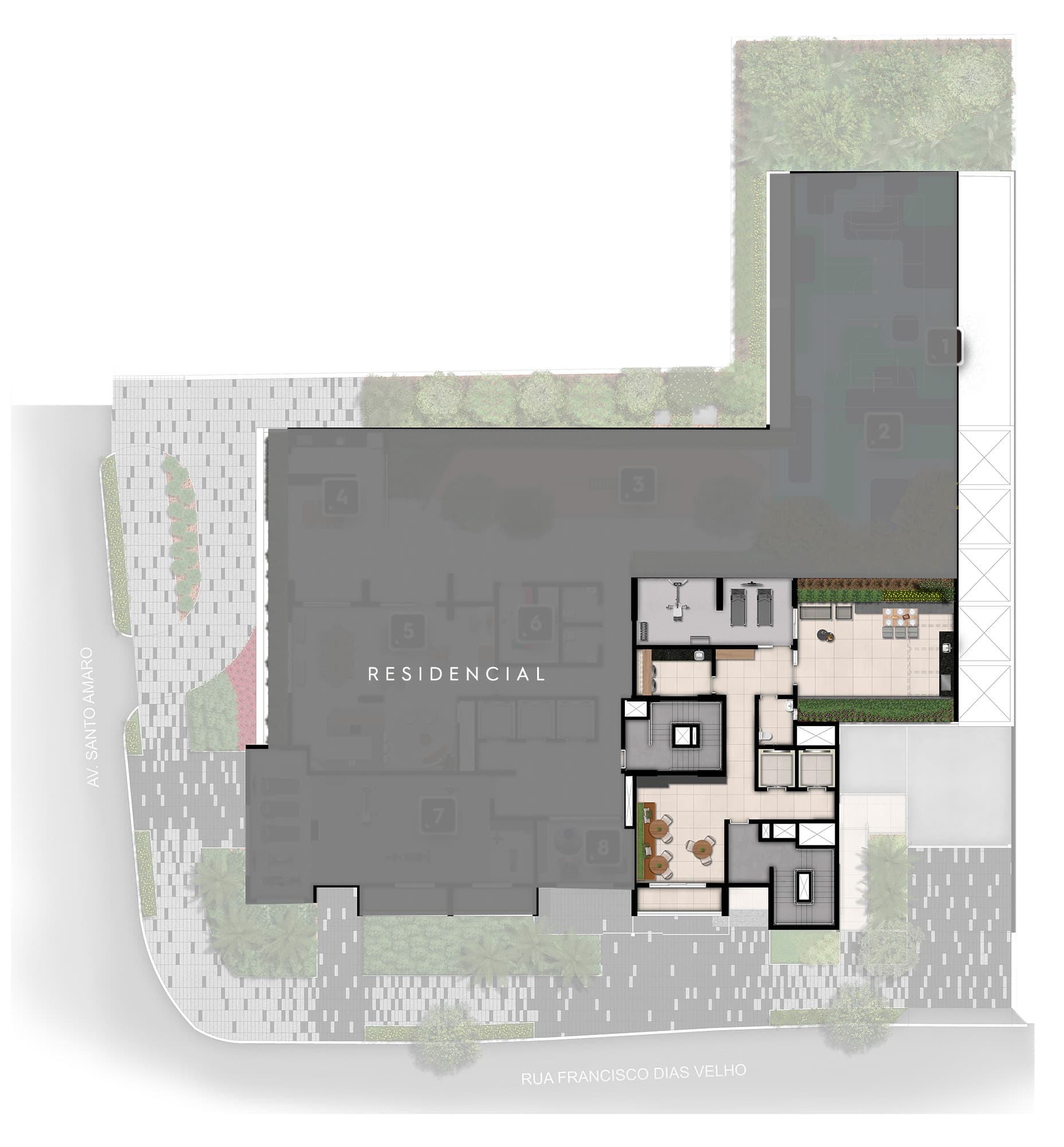 Planta 1 — Zeit Brooklin - NR