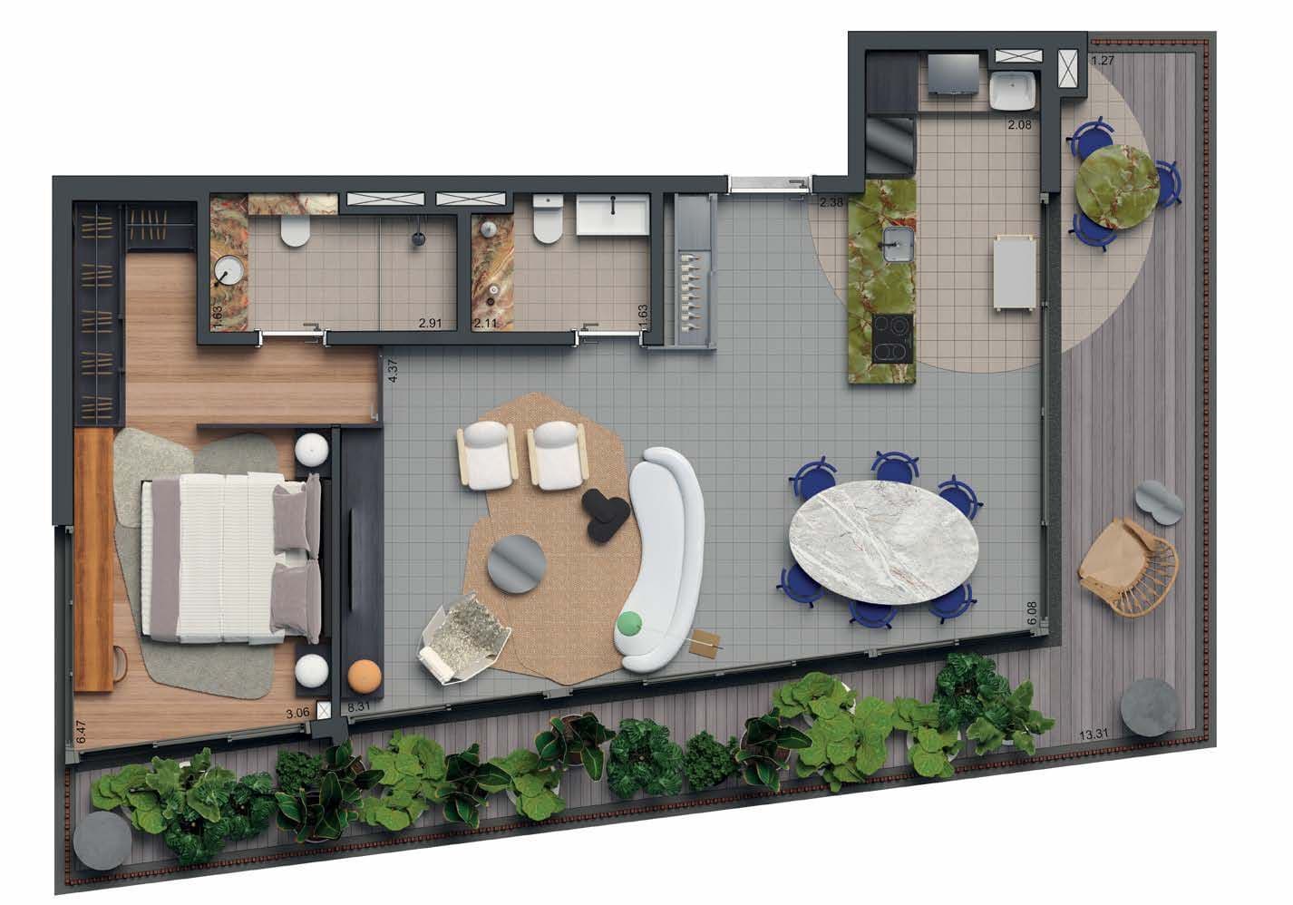 Planta 6 — Prado Paulista - Residencial