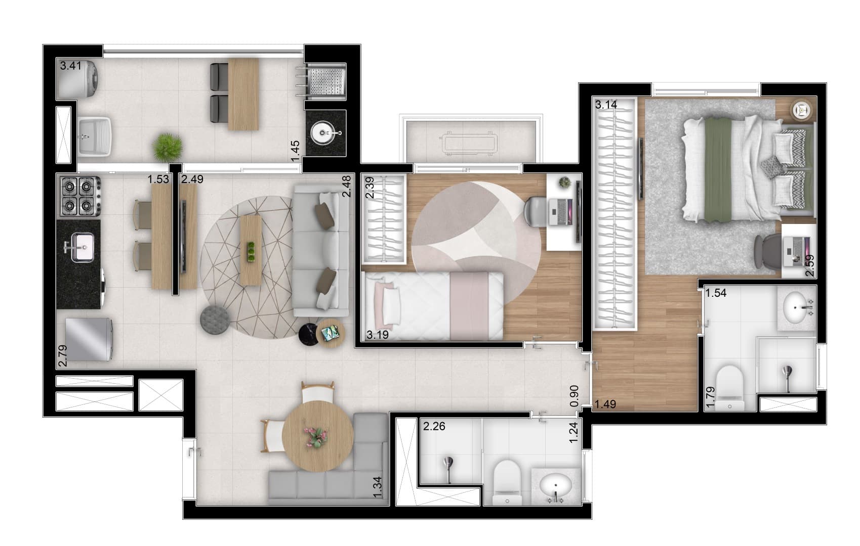 Planta 5 — THINK Tanabi - Residencial