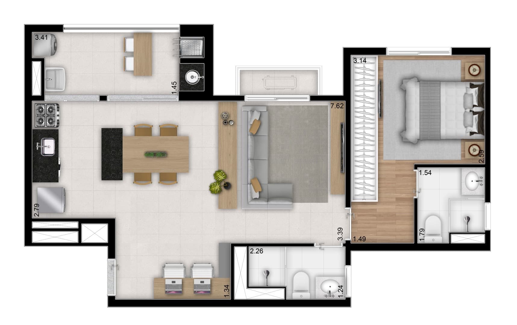 Planta 6 — THINK Tanabi - Residencial