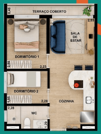 Planta 3 — Nurban Campo Belo