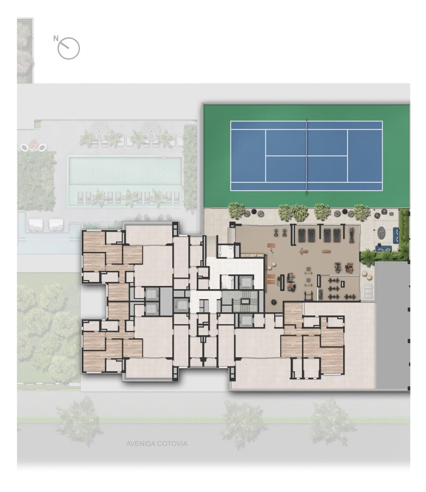 Planta 1 — LIS Moema Íle Saint-Louis - Residencial