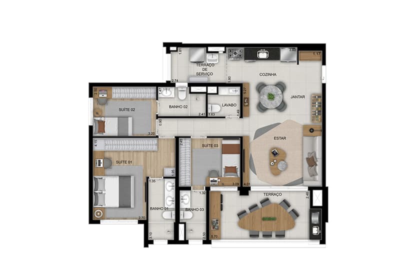 Planta 6 — High Line Tatuapé - Residencial
