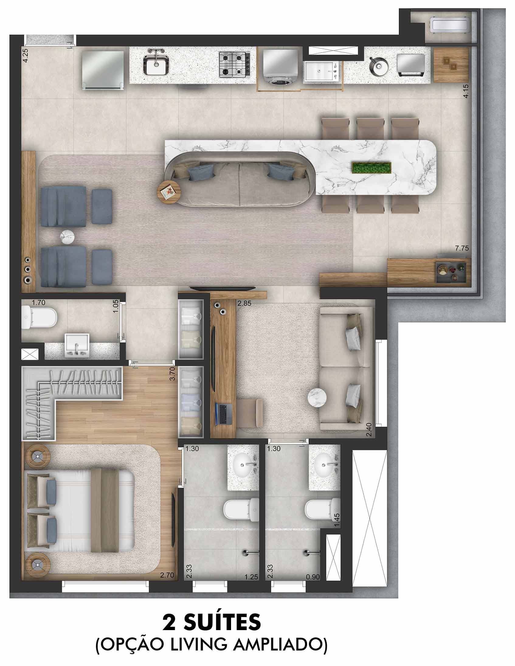 Planta 2 — Due Vila Romana - Residencial