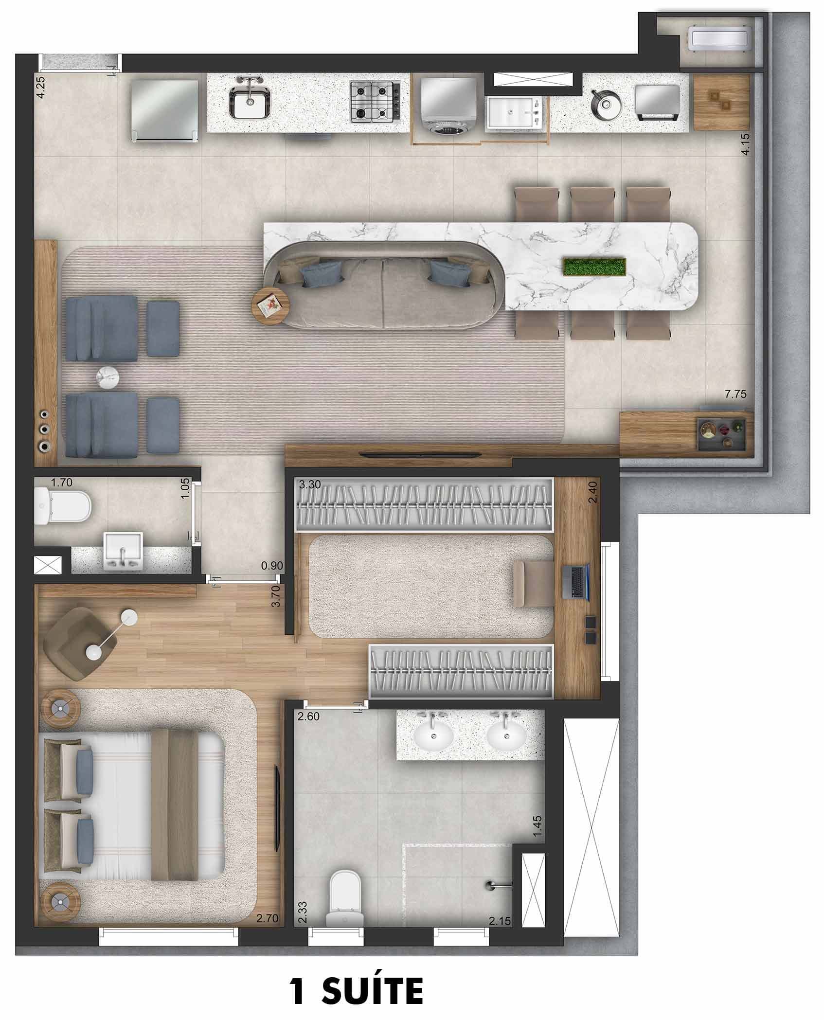 Planta 3 — Due Vila Romana - Residencial