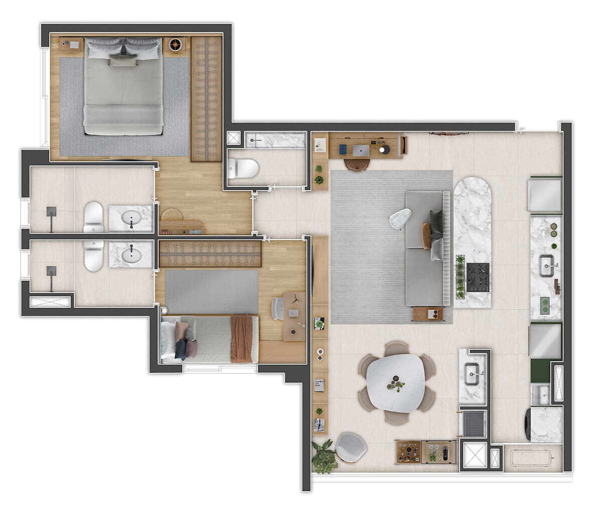 Planta 4 — Triu 1722 - Residencial