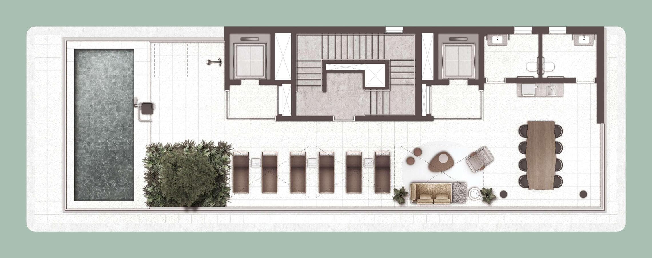 Planta 2 — NOON Small Luxury Apartments - Higienópolis