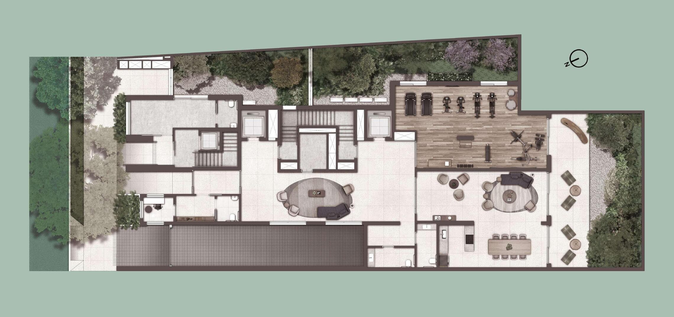 Planta 3 — NOON Small Luxury Apartments - Higienópolis