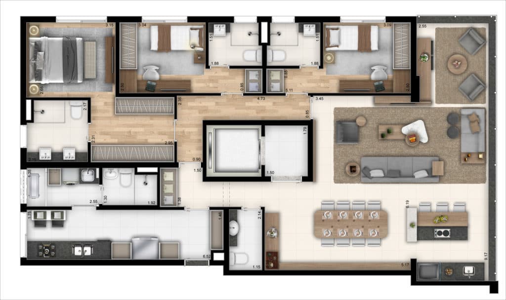 Planta 4 — UNICCO