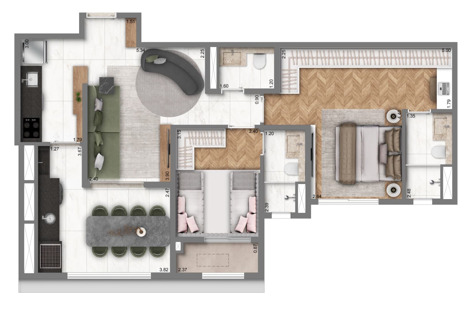 Planta 5 — Living Address Alto do Ipiranga