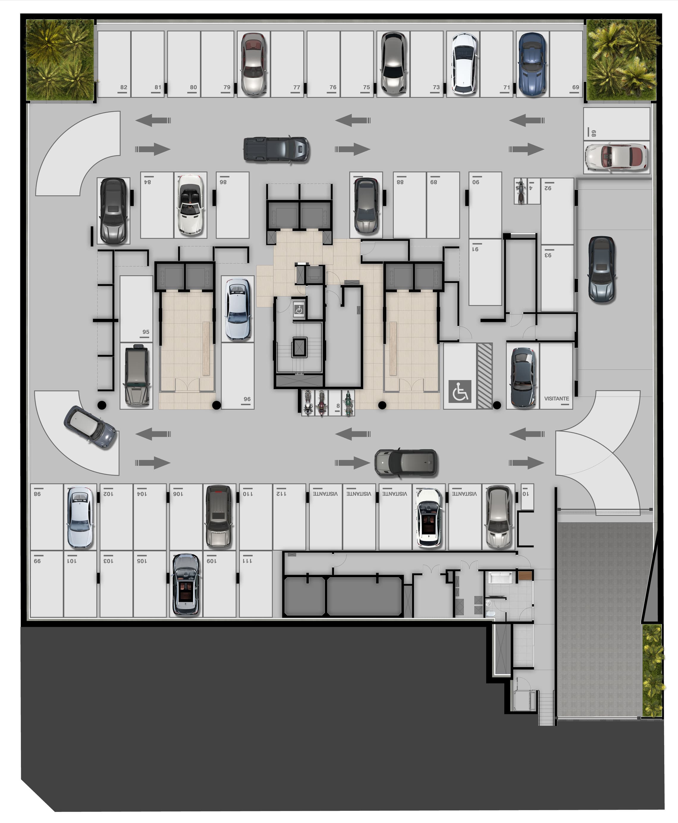 Planta 1 — Copa