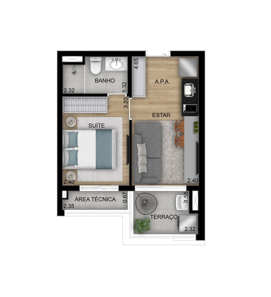 Planta 3 — Oásis Condomínio Clube