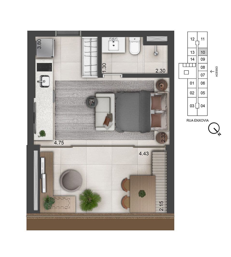 Planta 5 — Helbor Open Mind