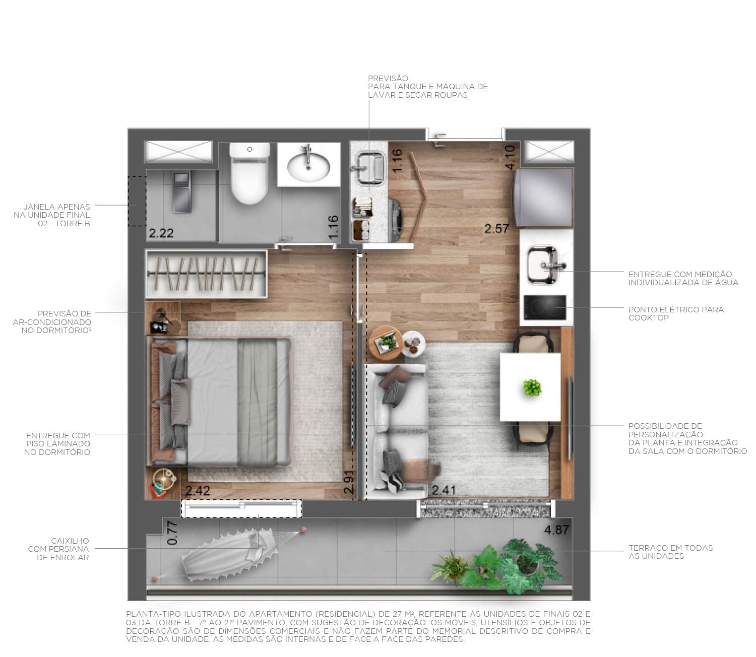 Planta 3 — Villa Pompeia Welconx - Residencial