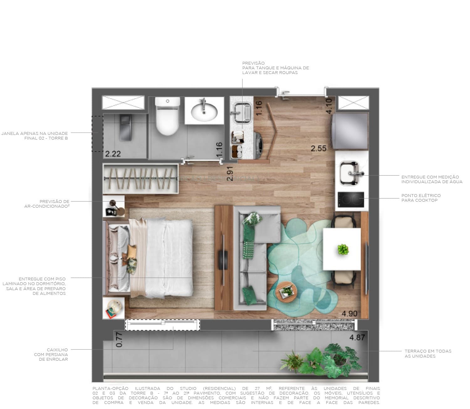 Planta 4 — Villa Pompeia Welconx - Residencial