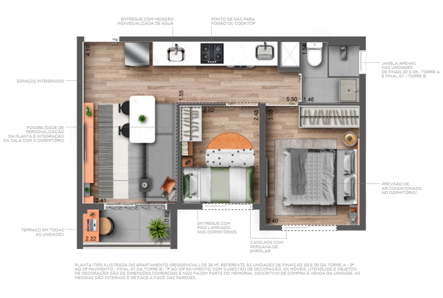 Planta 5 — Villa Pompeia Welconx - Residencial