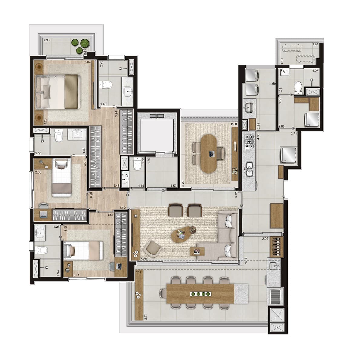 Planta 3 — Purity Moema