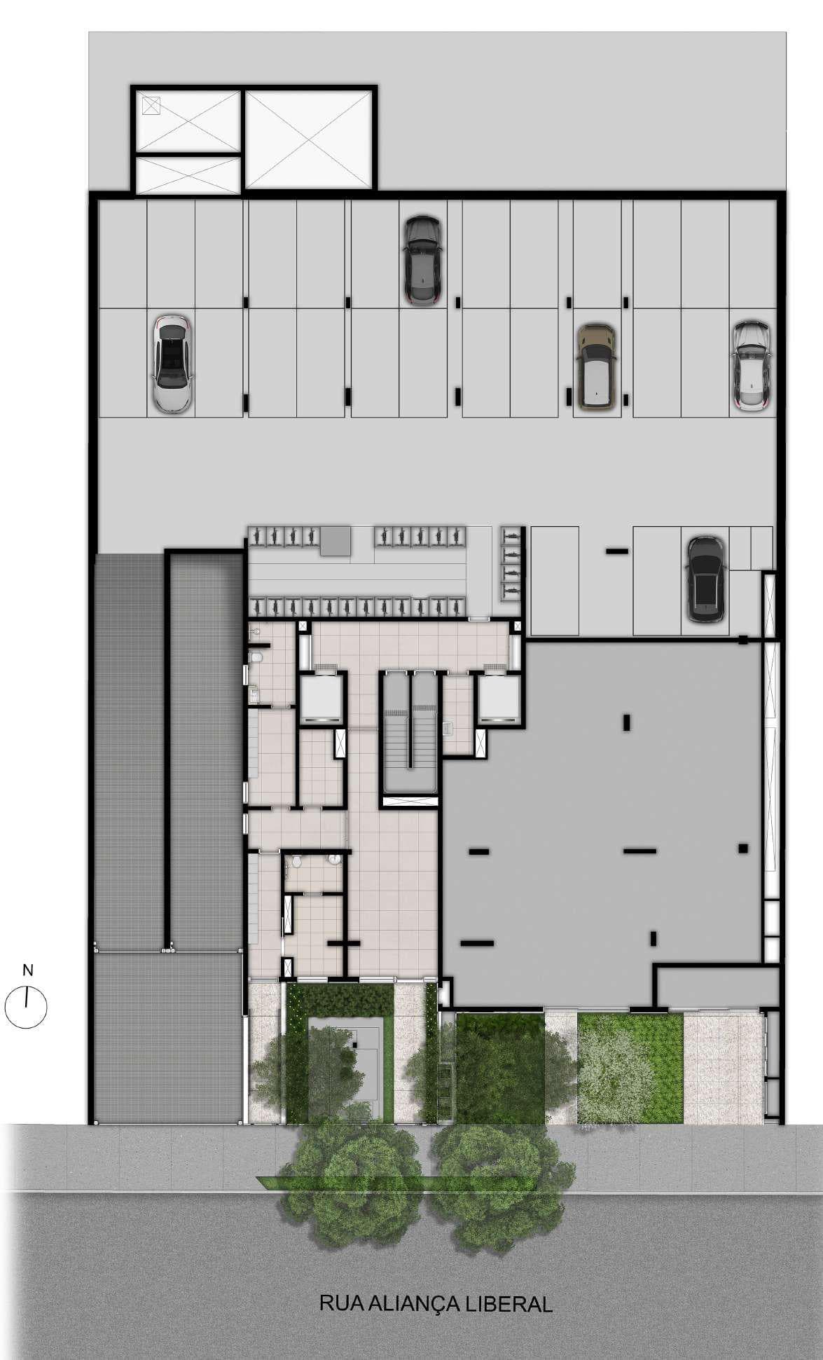 Planta 1 — 840 Aliança - Residencial