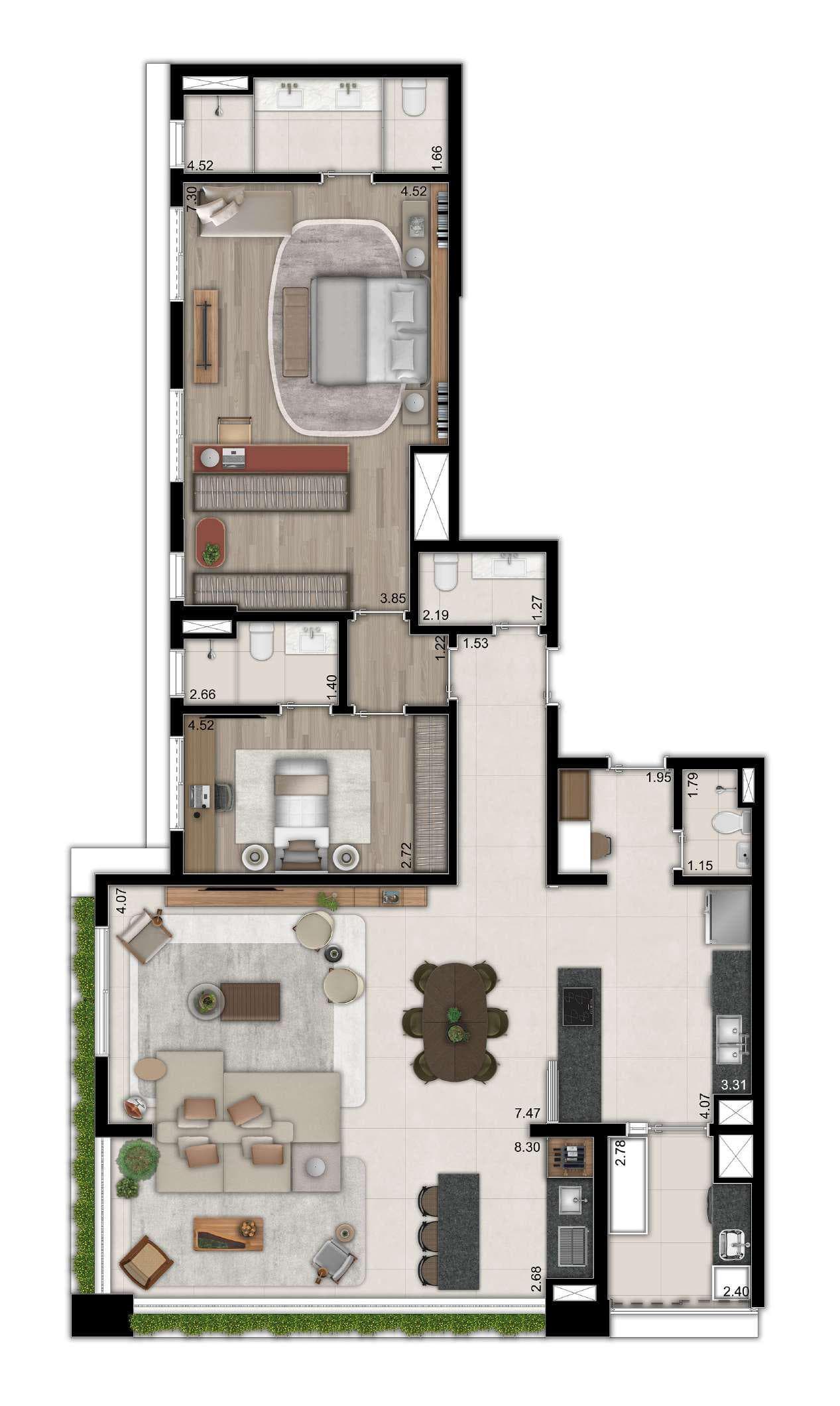 Planta 6 — 840 Aliança - Residencial