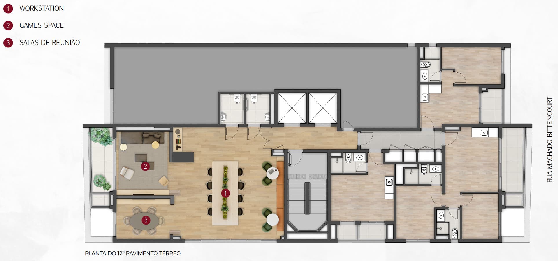 Planta 1 — WALKBITTENCOURT - Residencial