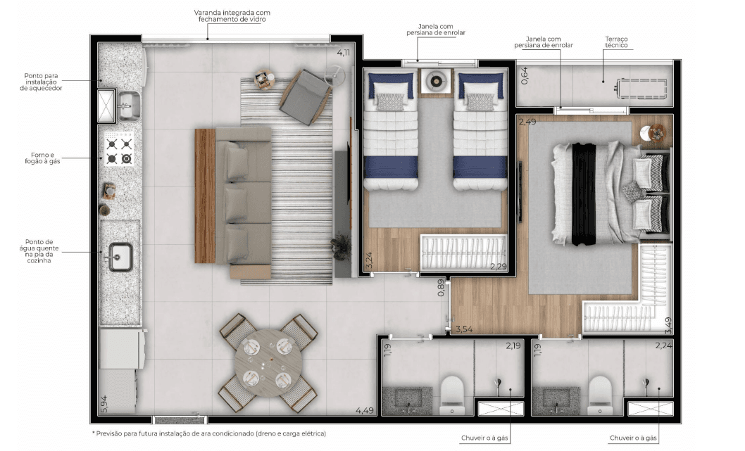 Planta 3 — Famile Lino