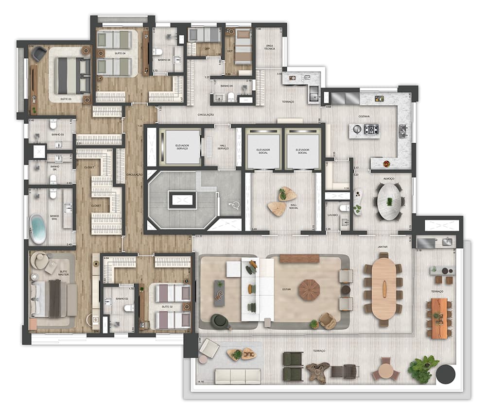 Planta 2 — Arbre Vila Nova Conceição