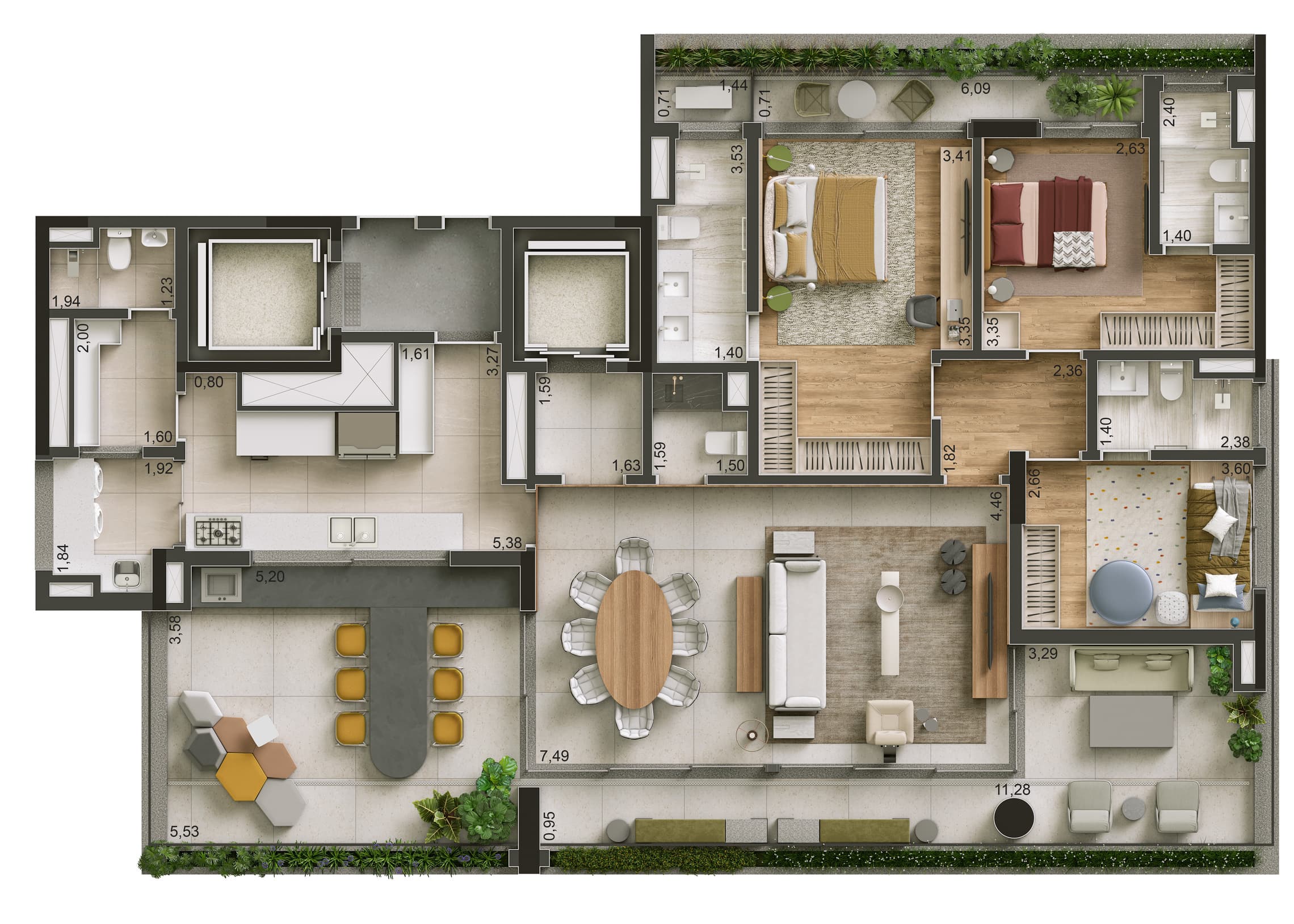 Planta 5 — Uapé Higienópolis - Residencial