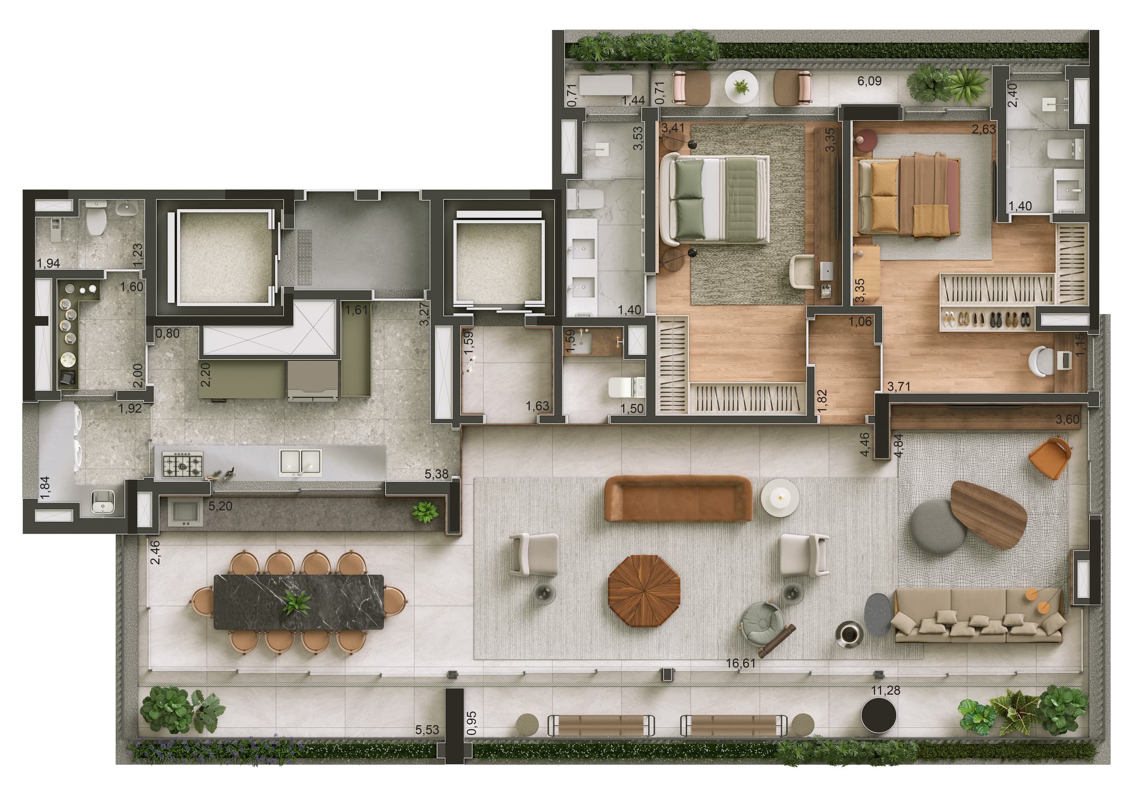Planta 6 — Uapé Higienópolis - Residencial