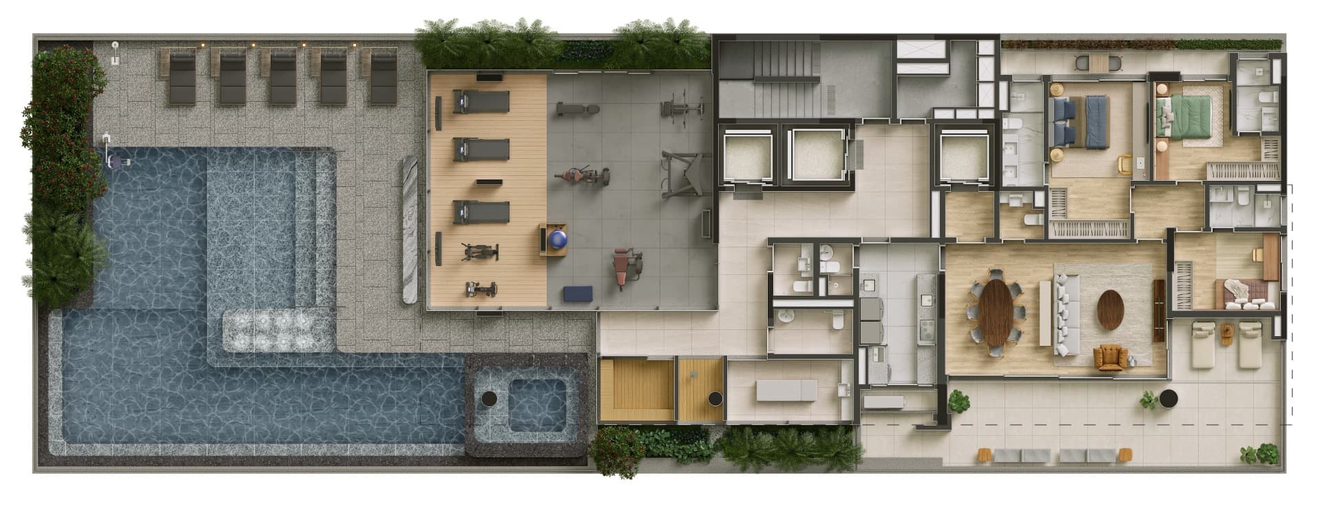 Planta 1 — Uapé Higienópolis - Studios