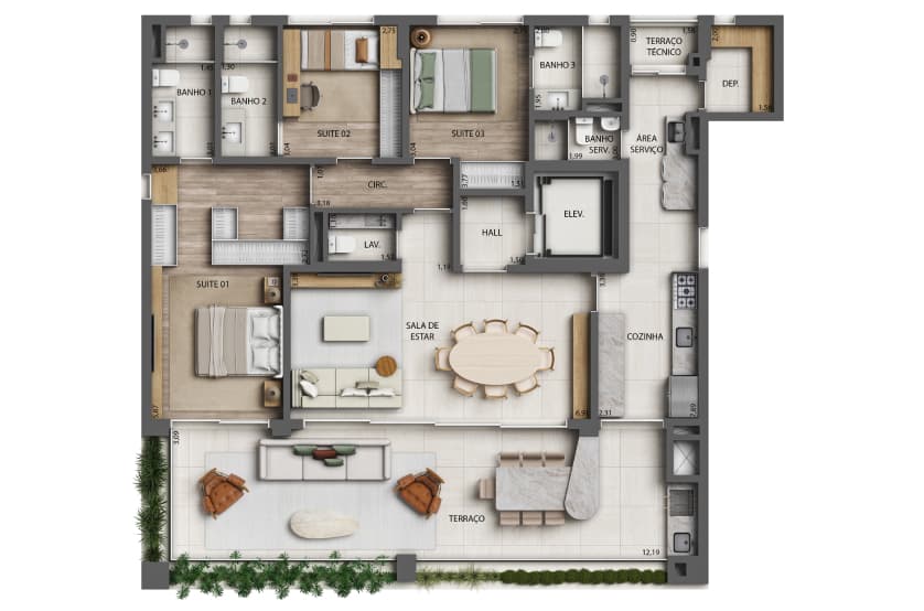 Planta 1 — Monã The Grand Lodge