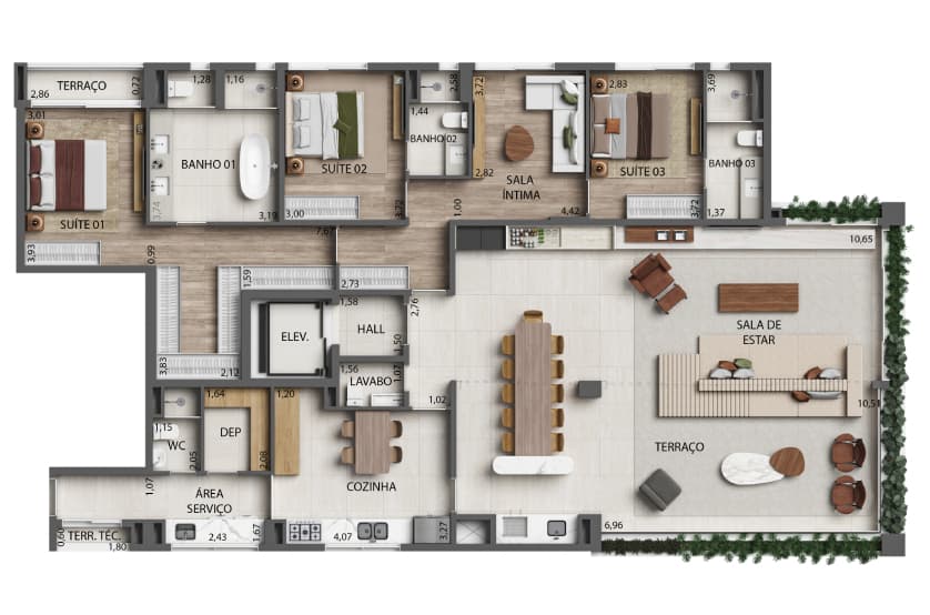 Planta 6 — Monã The Grand Lodge