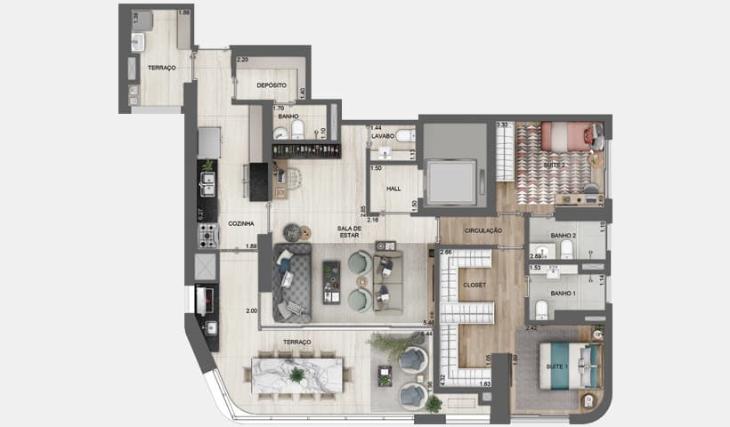 Planta 3 — EZ Parque da Cidade