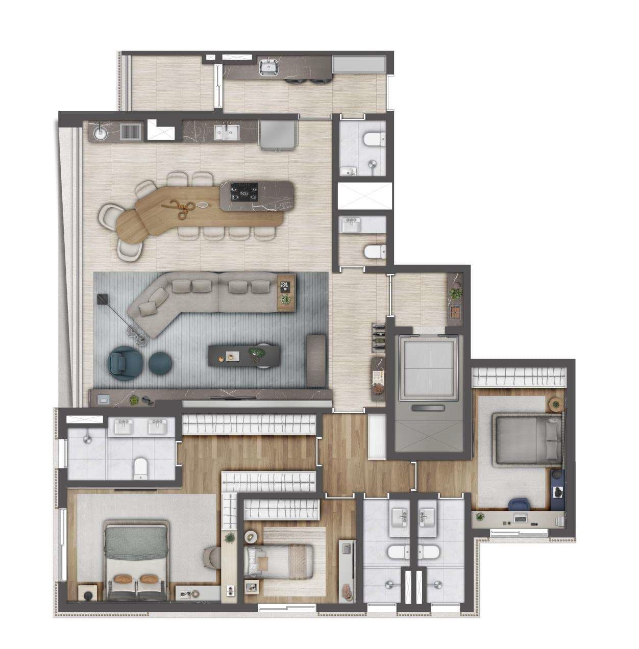 Planta 3 — Atmos Moema