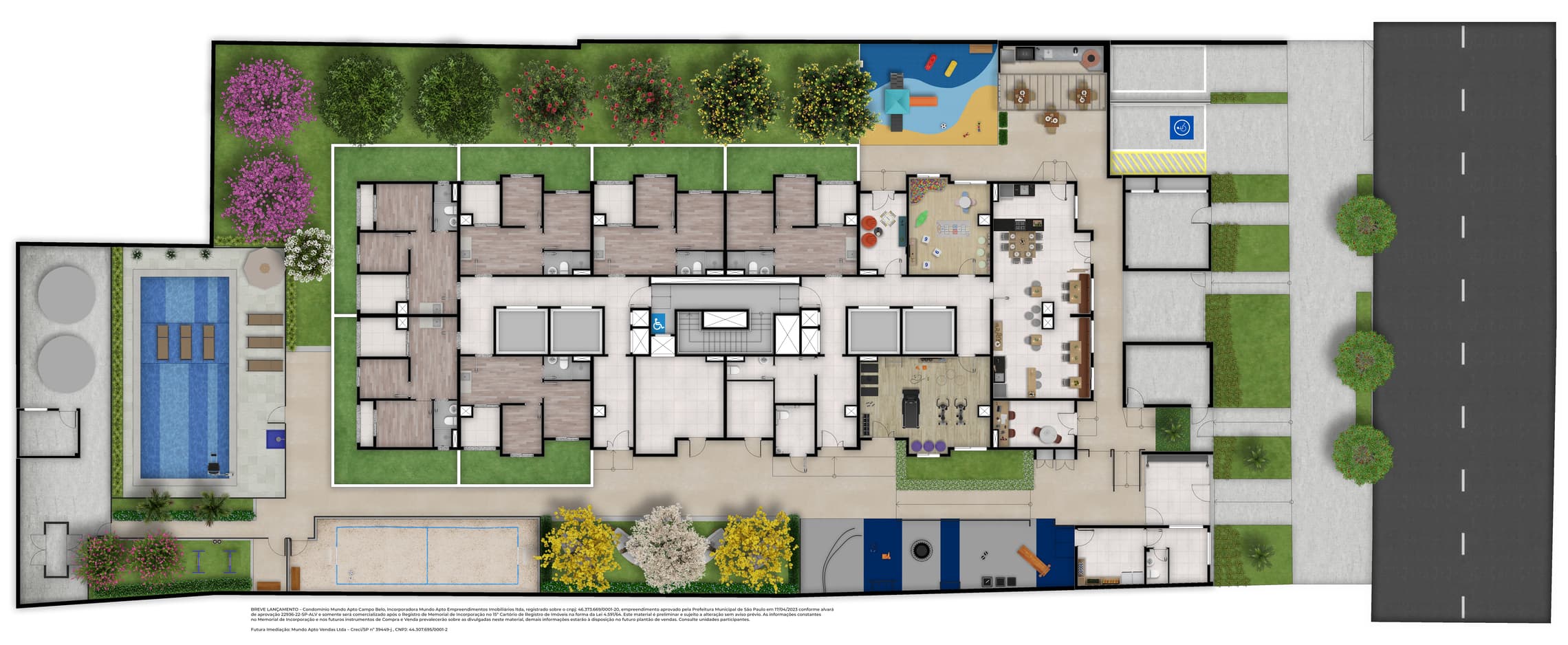 Planta 1 — Mundo Apto Campo Belo - Residencial