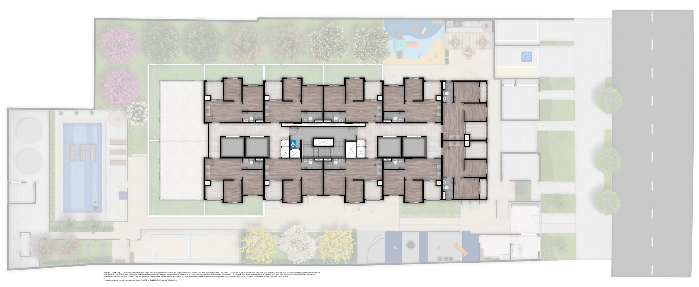 Planta 4 — Mundo Apto Campo Belo - Residencial