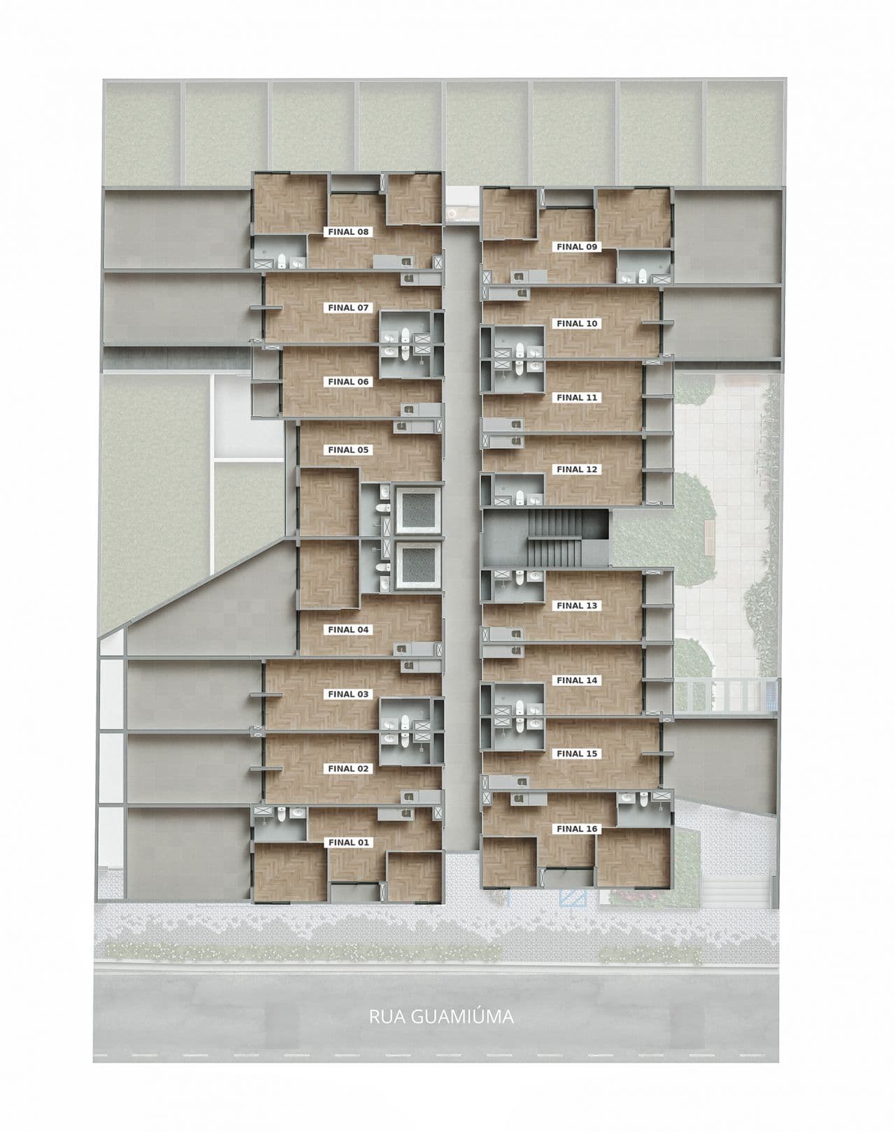 Planta 1 — Nurban Conceição - Residencial