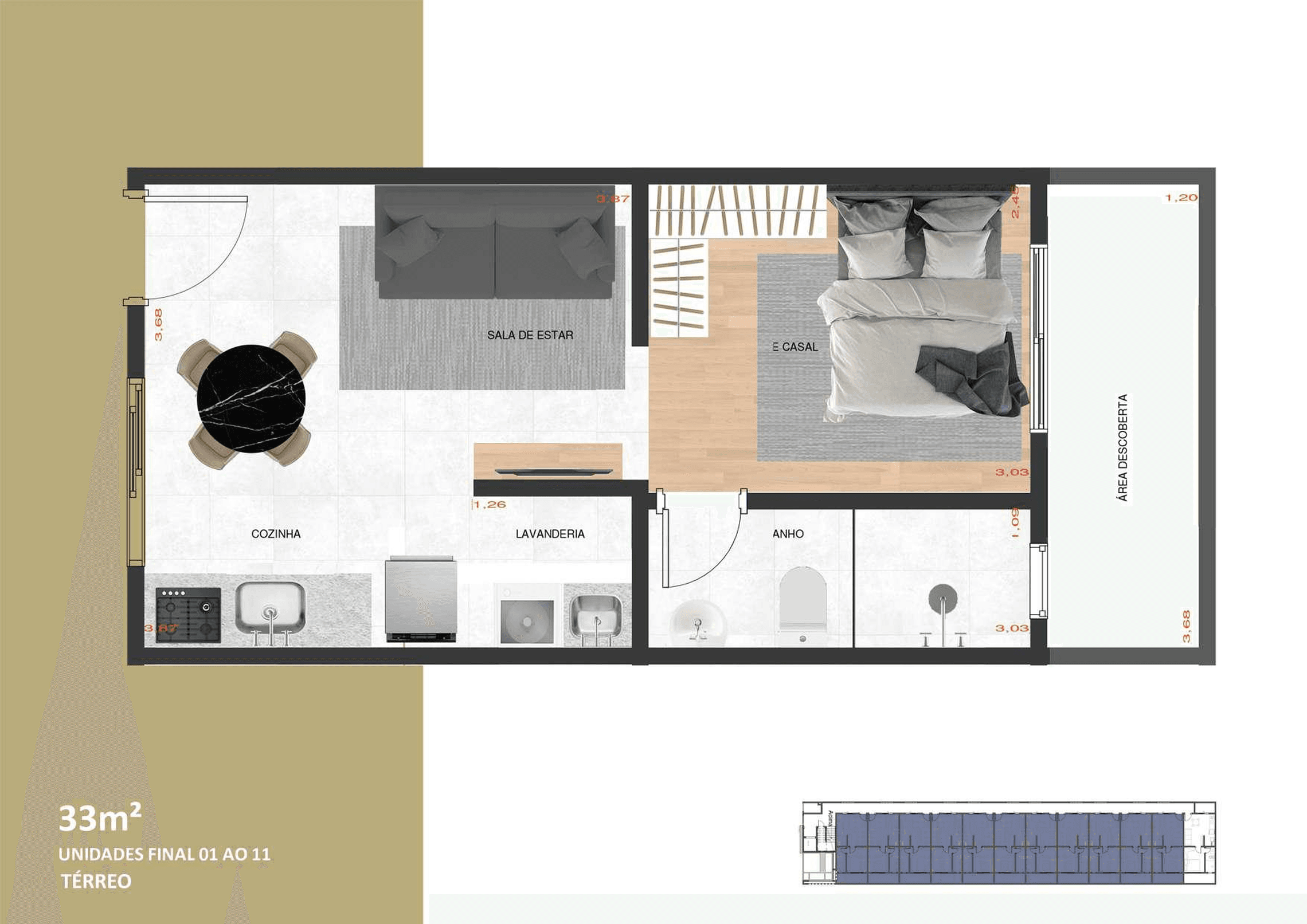 Planta 3 — Maria Virginia 569