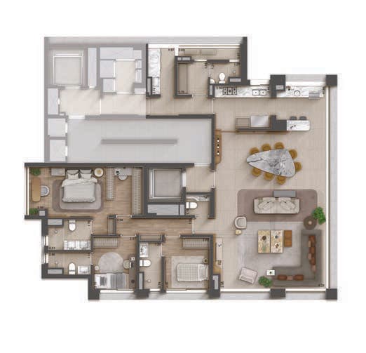 Planta 2 — GIO Jardins - Residencial