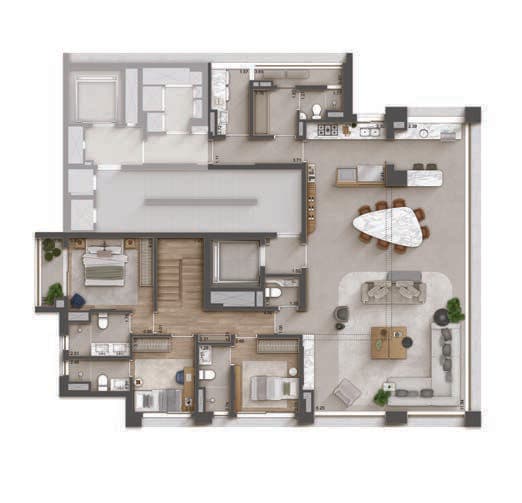 Planta 4 — GIO Jardins - Residencial