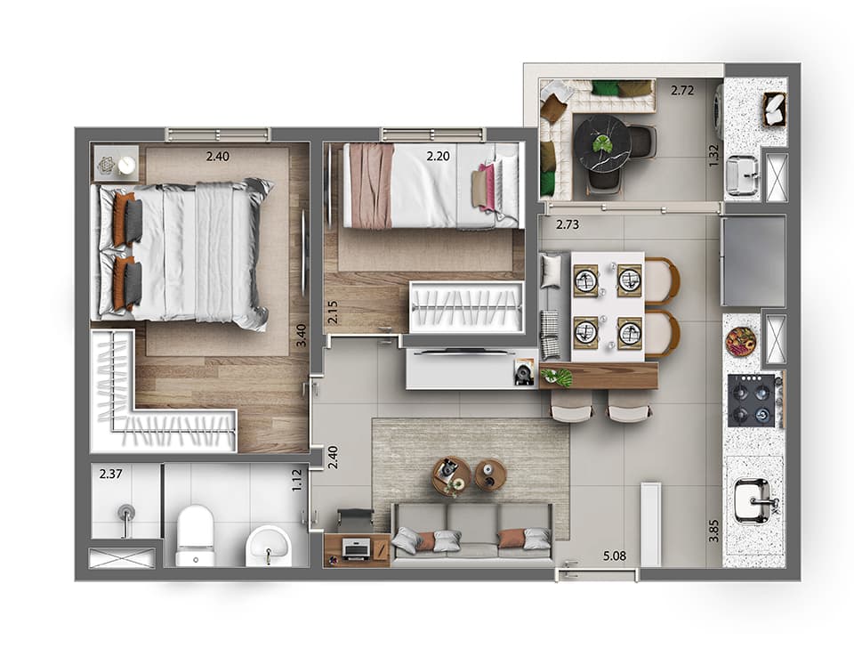 Planta 4 — Bosque Club Itaquera