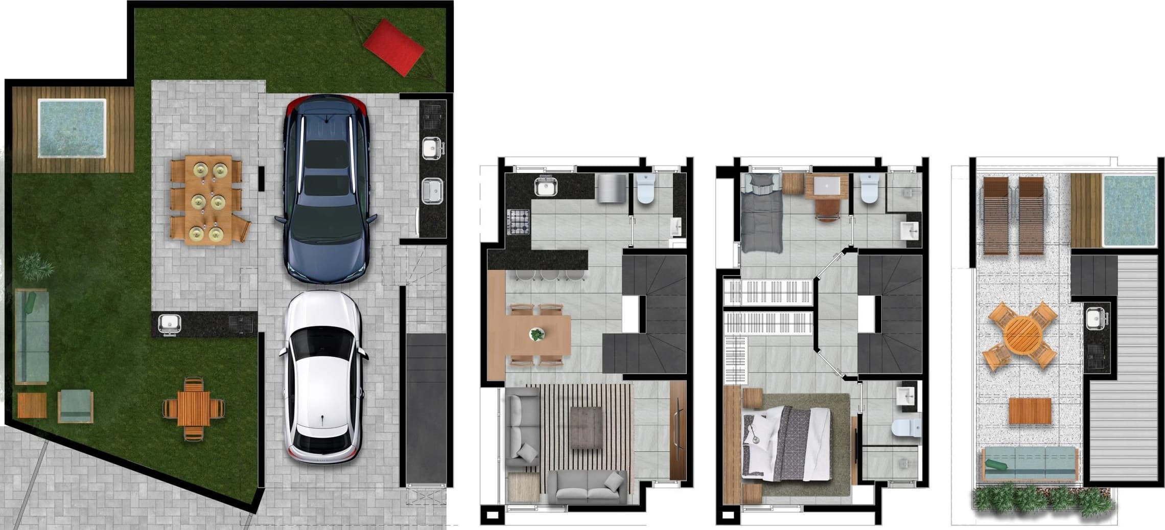 Planta 4 — CUBE Villa