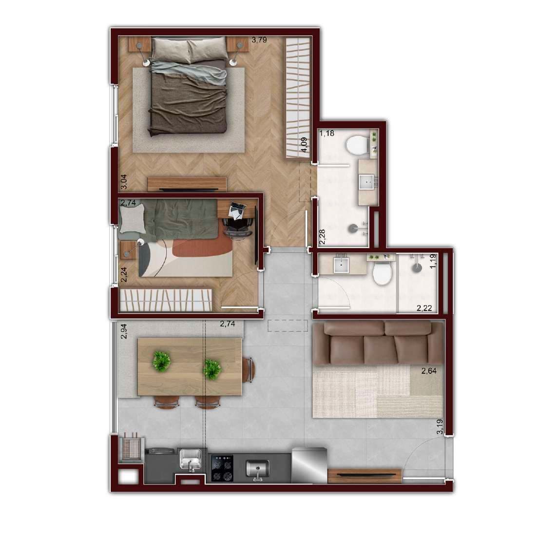 Planta 6 — Giardino Verticale
