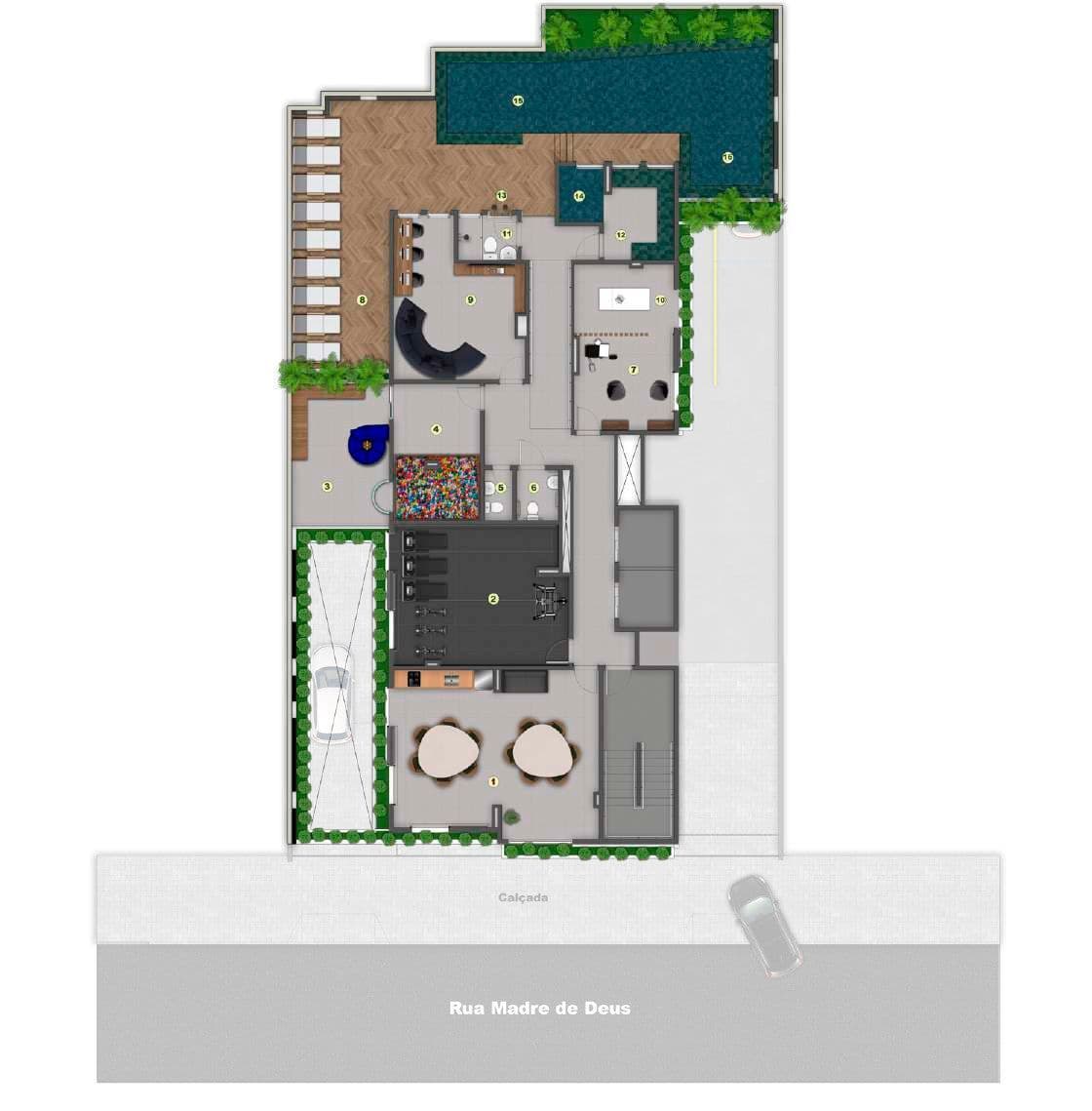 Planta 1 — Giardino Verticale