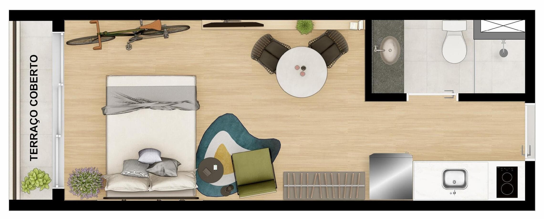 Planta 1 — Nurban Ibirapuera - Residencial