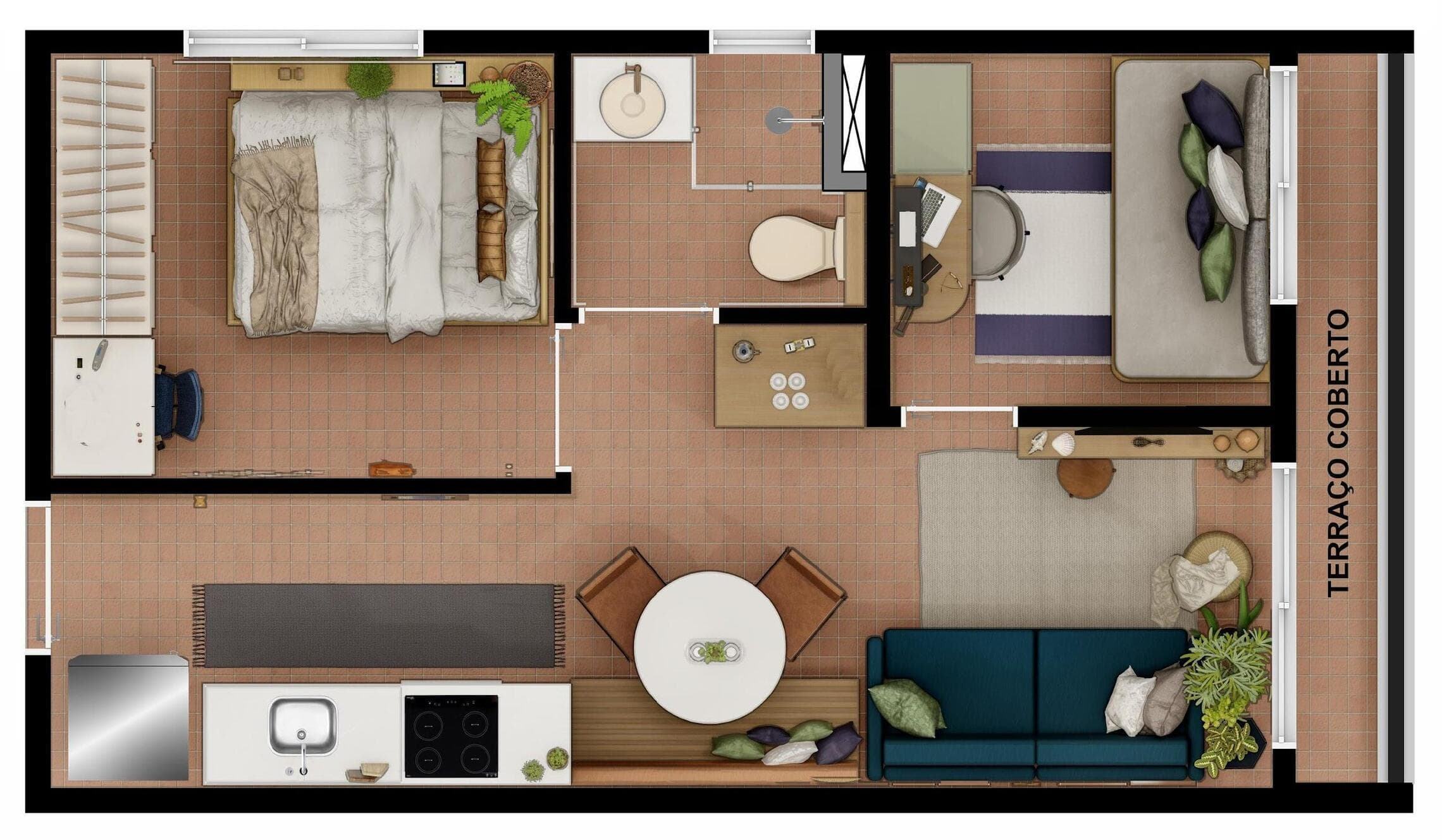 Planta 2 — Nurban Ibirapuera - Residencial