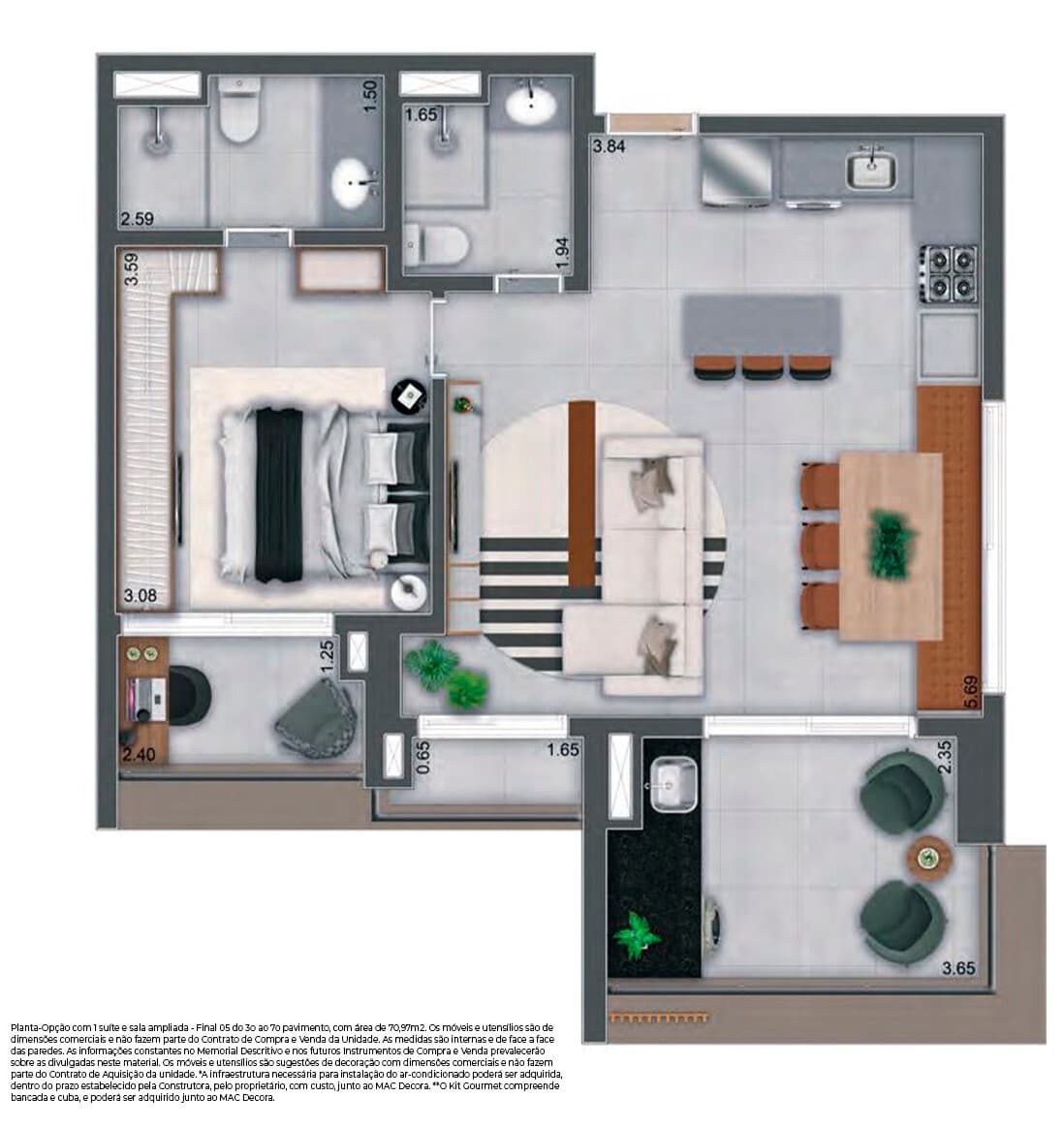 Planta 2 — Mac Pinheiros - Residencial