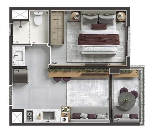 Planta 4 — Today Saúde - Residencial