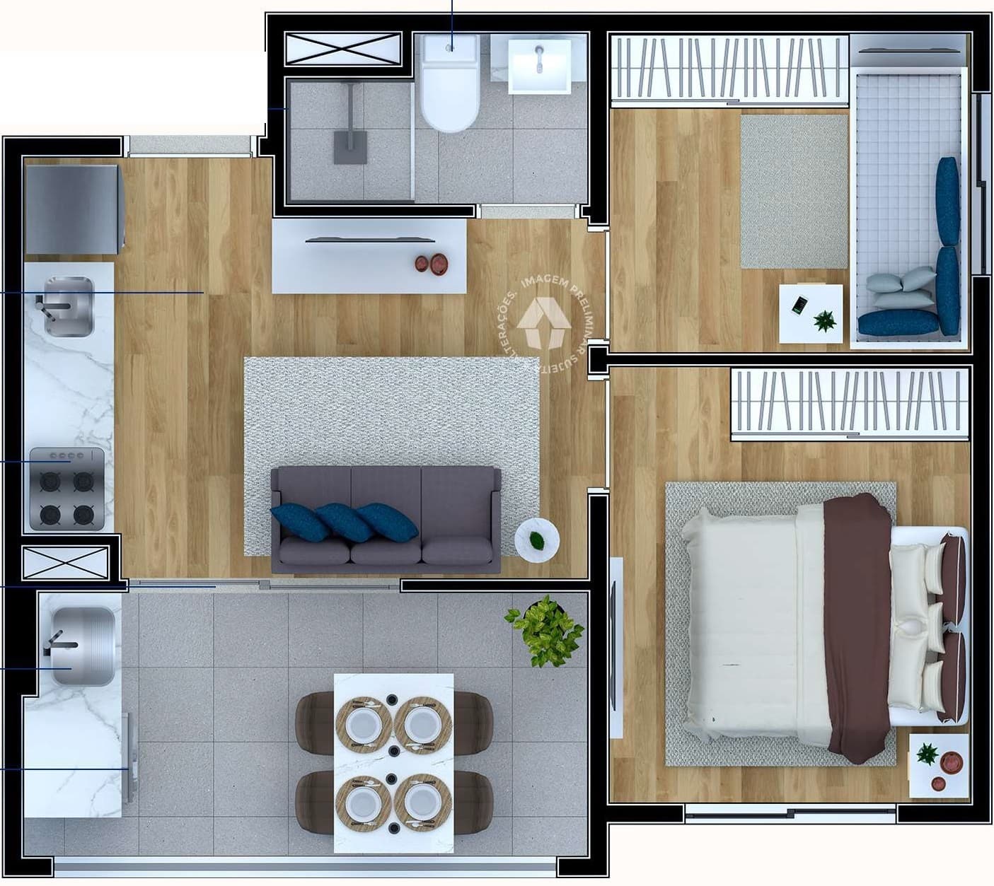 Planta 3 — Metrocasa Cupecê - Residencial