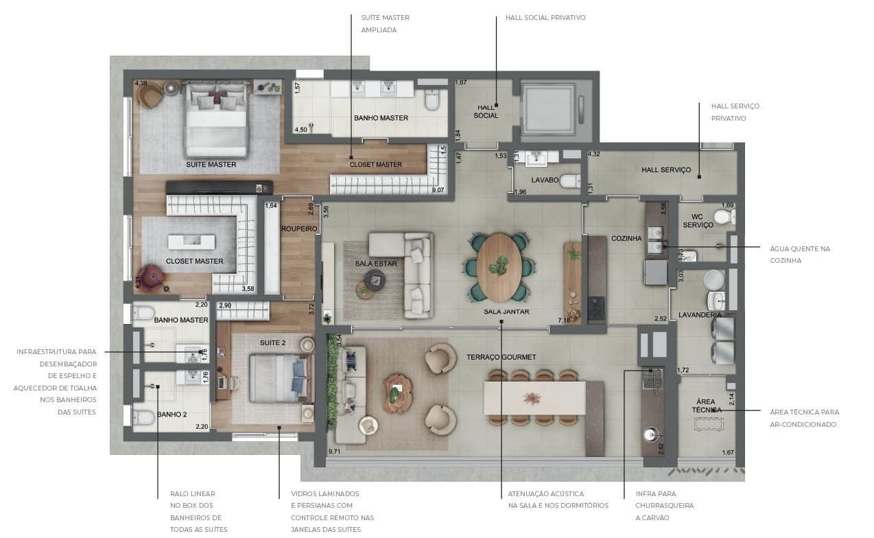 Planta 4 — Lindenberg Alto de Pinheiros - Residencial